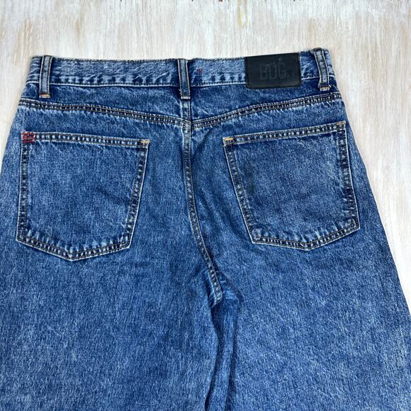 BDG Urban Outfitters A-Wide High Rise Wide Leg Casual Blue Denim Y2K Jeans 31 - Picture 15 of 16